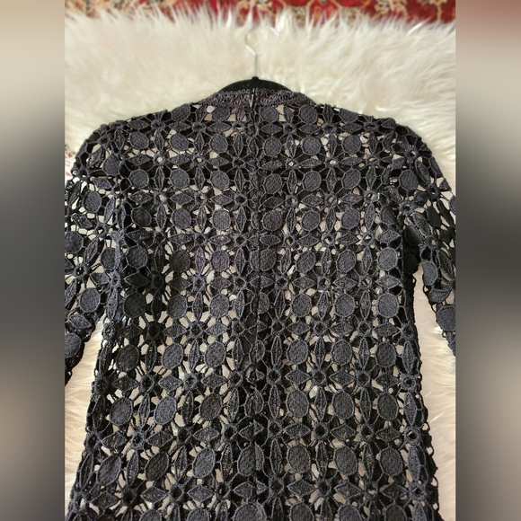 Suzy Shier Long Sleeve Lace Blouse - Picture 8 of 9